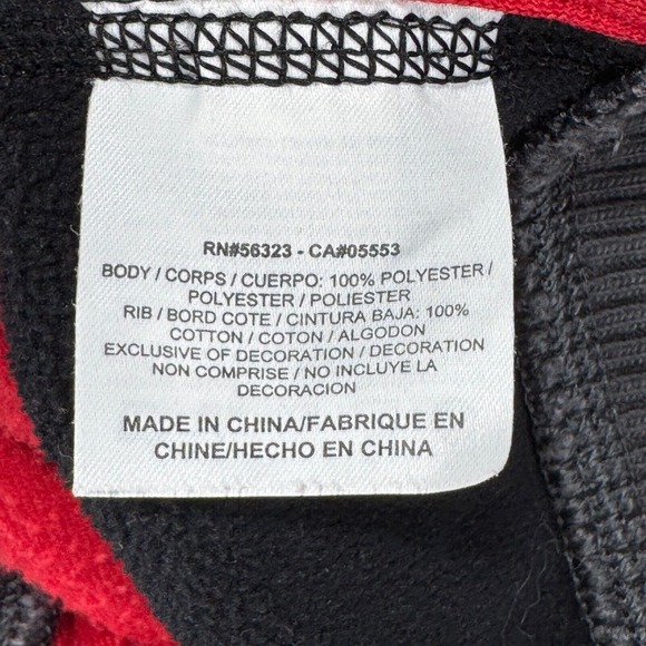 Jordan Bred Track Jacket Men XL Black Gray Full Zip Pocket Heavyweight Bomber - Picture 8 of 11